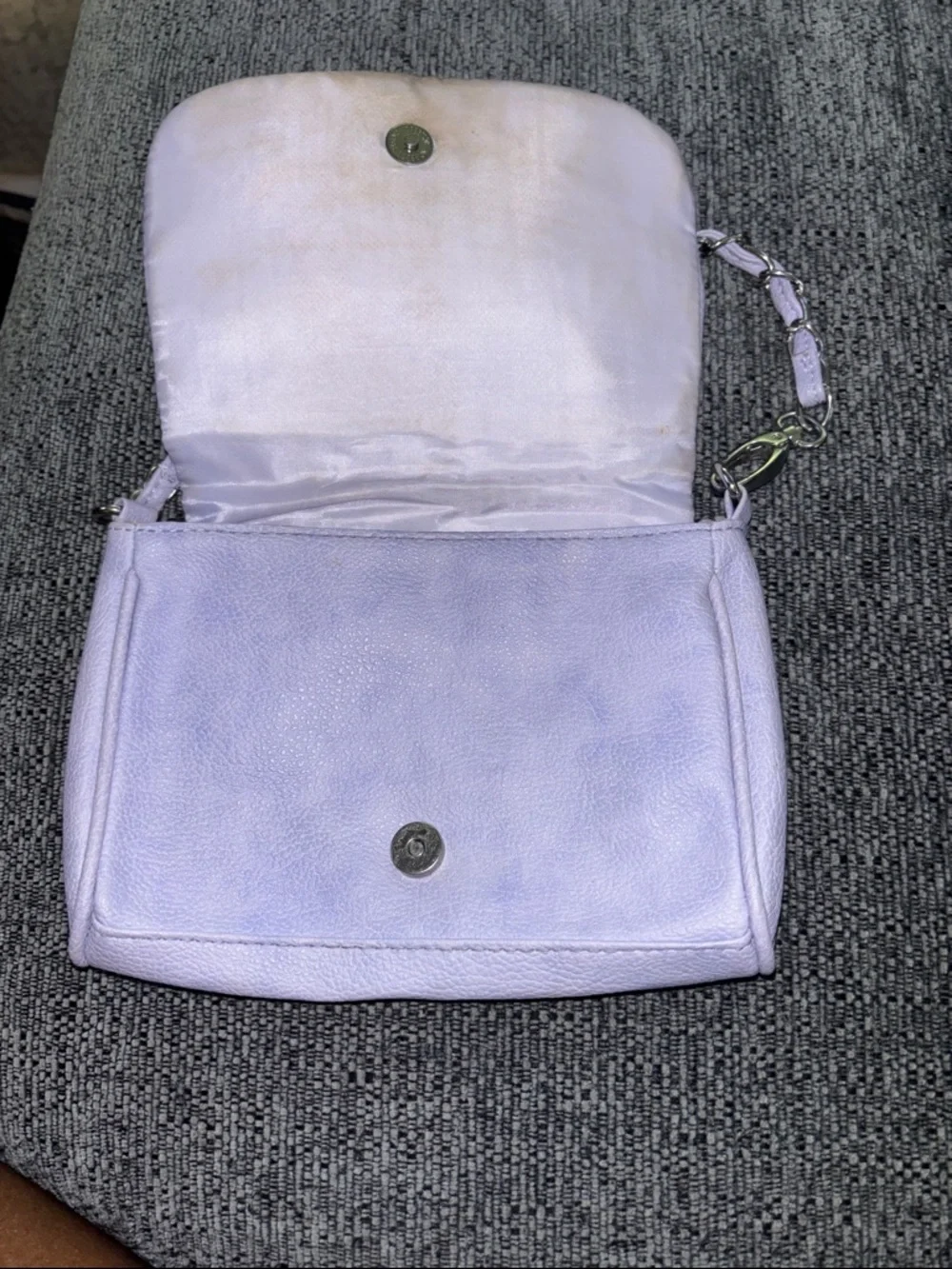 Lilac Bow Studded clutch - Women